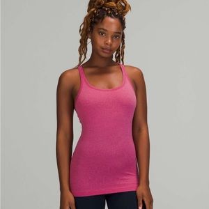 Lululemon Ebb to Street Tank Size 6 in Pink Lychee